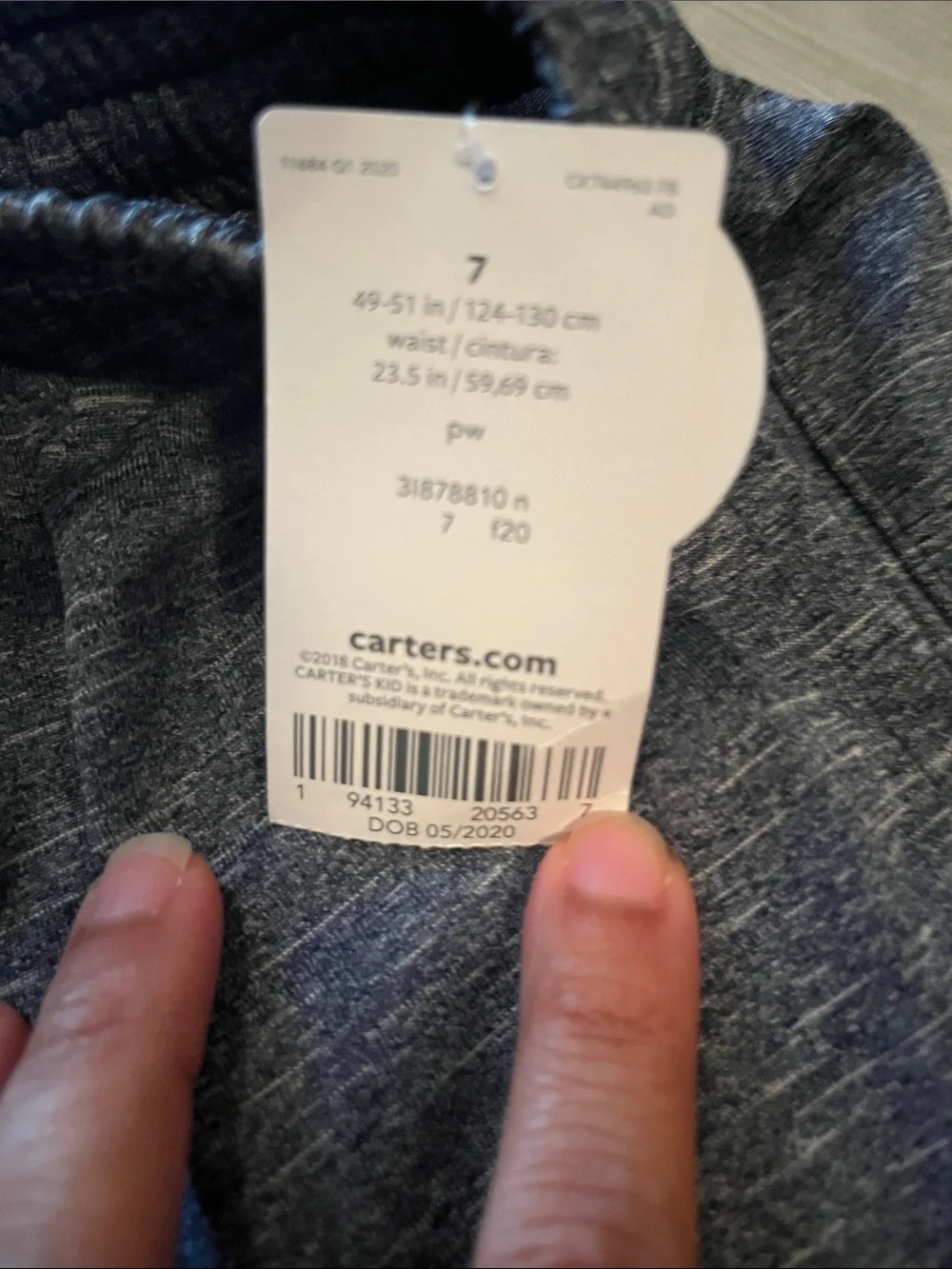 Carter's Gray Heather Pull-On Athletic Shorts